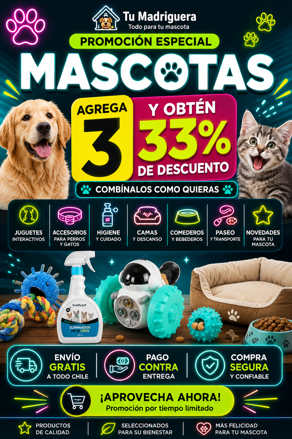 Descuentos Cyber en Mascotas