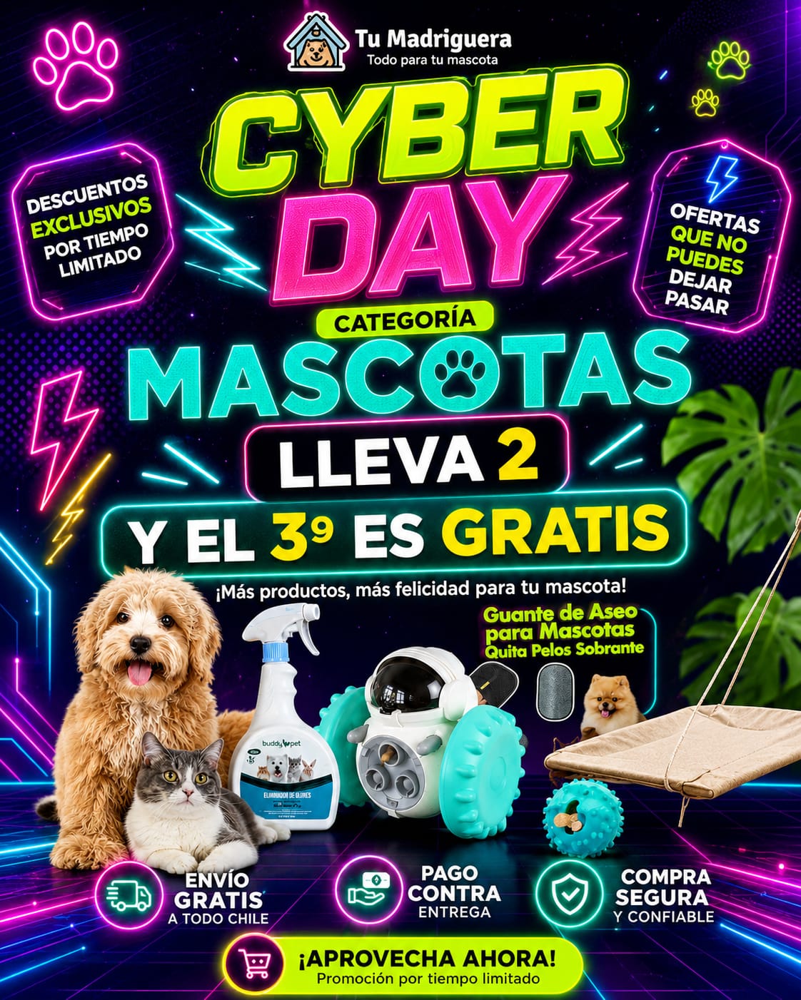 Descuentos Cyber en Mascotas