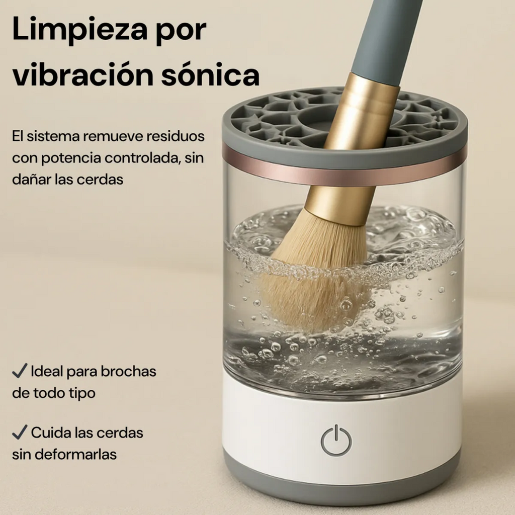 Limpiador Brochas Maquillaje USB Pinceles