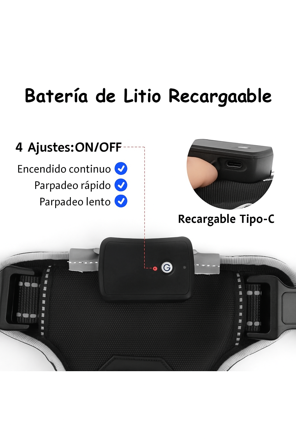 Arnés LED Ergonómico PRO
