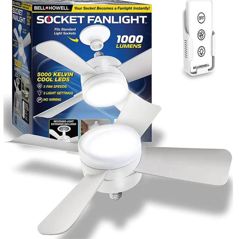 Socket Fanlight Ventilador con luz VN