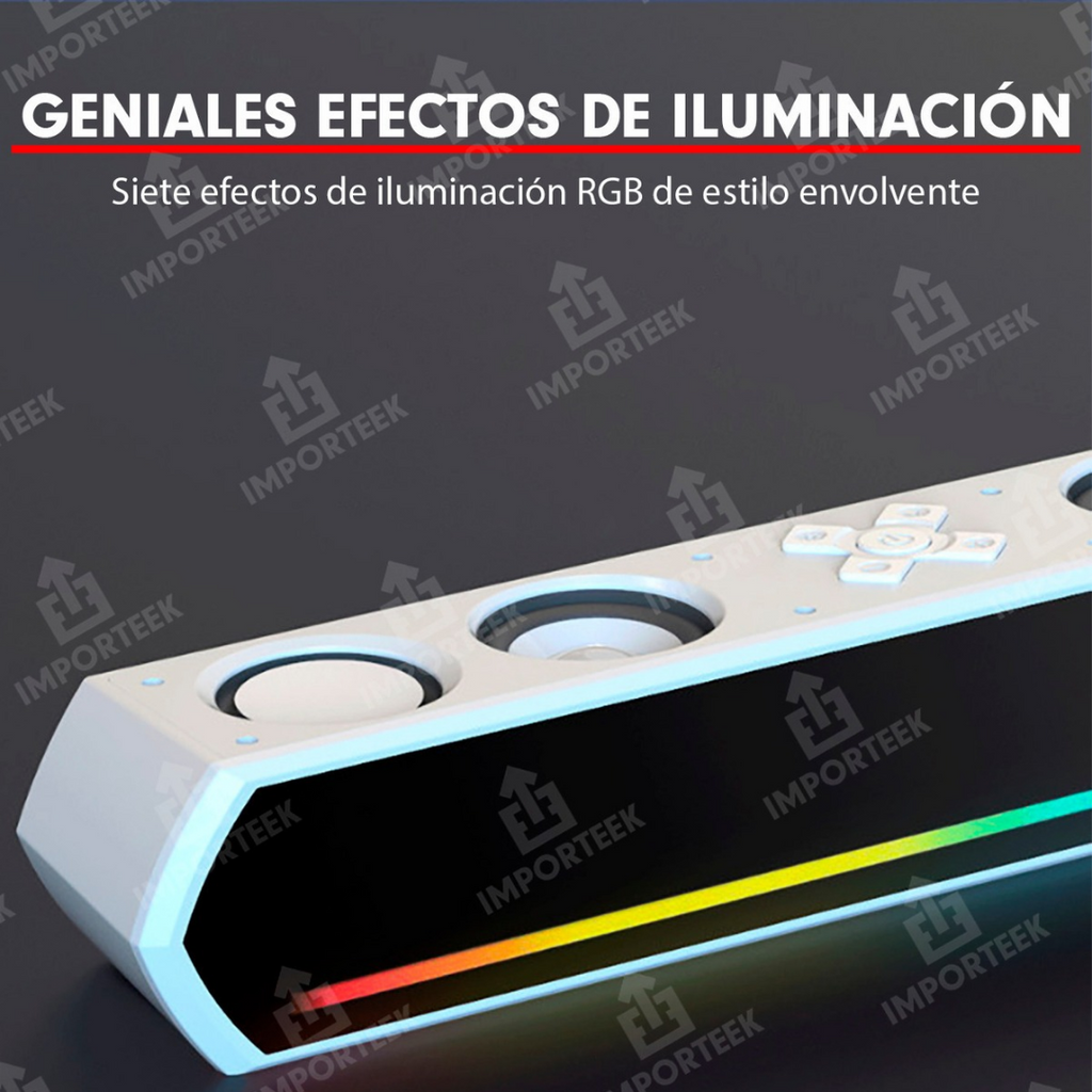 Corneta Barra Bluetooth Altavoz LED Rgb