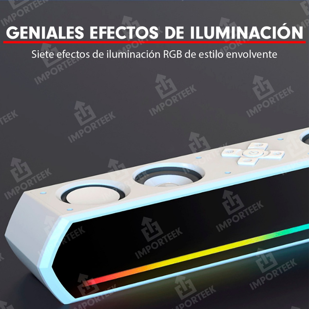 Corneta Barra Bluetooth Altavoz LED Rgb