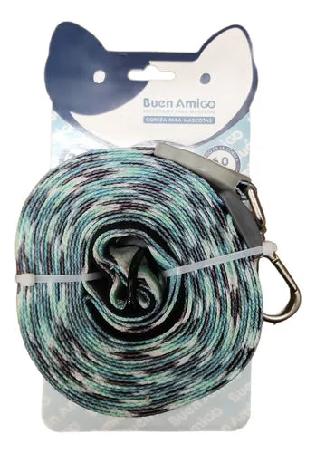 Correa Para Perros 6m Full Color-Azul