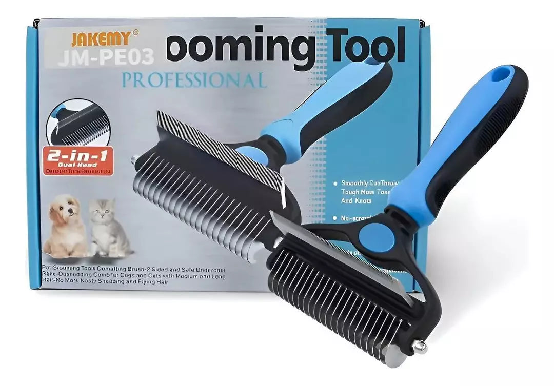 CEPILLO ELIMINADOR DE PELO 2 EN 1