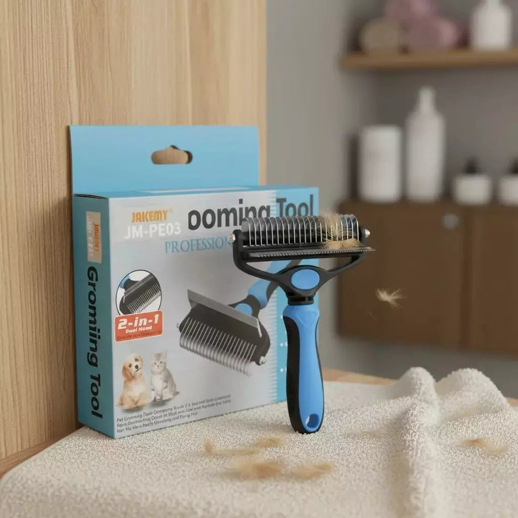 CEPILLO ELIMINADOR DE PELO 2 EN 1
