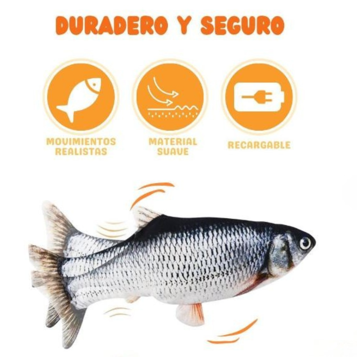 Juguete pescado interactivo eléctrico