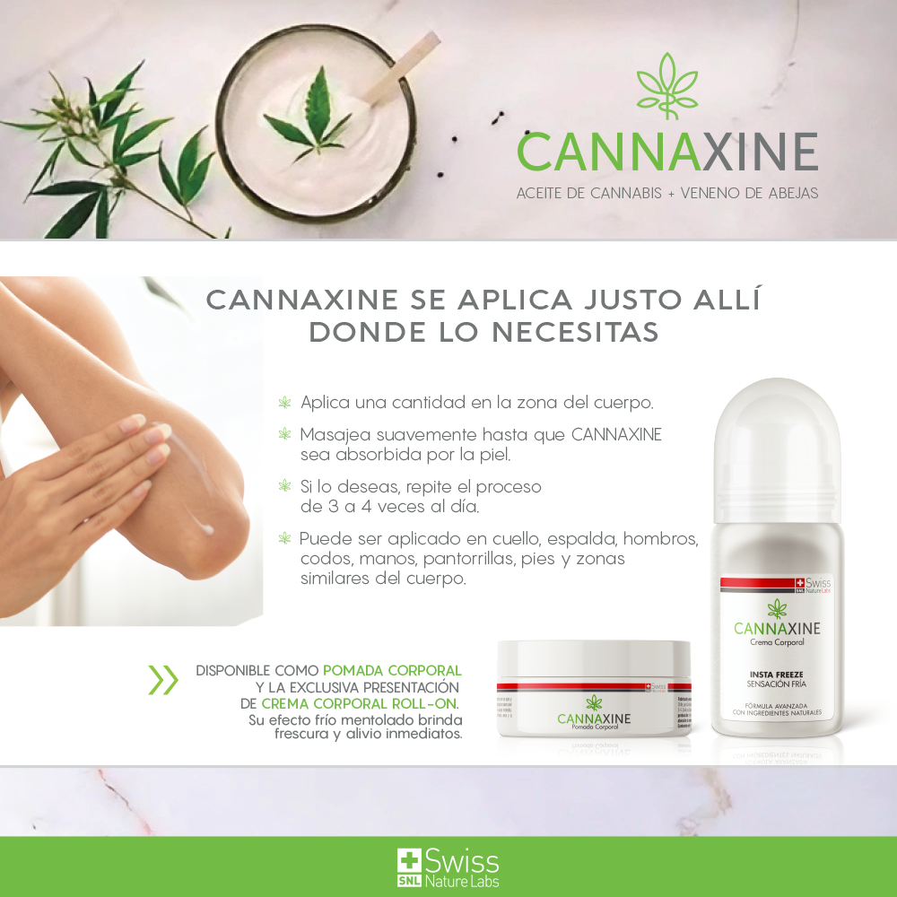 Cannaxine Pomada Alivia Dolores