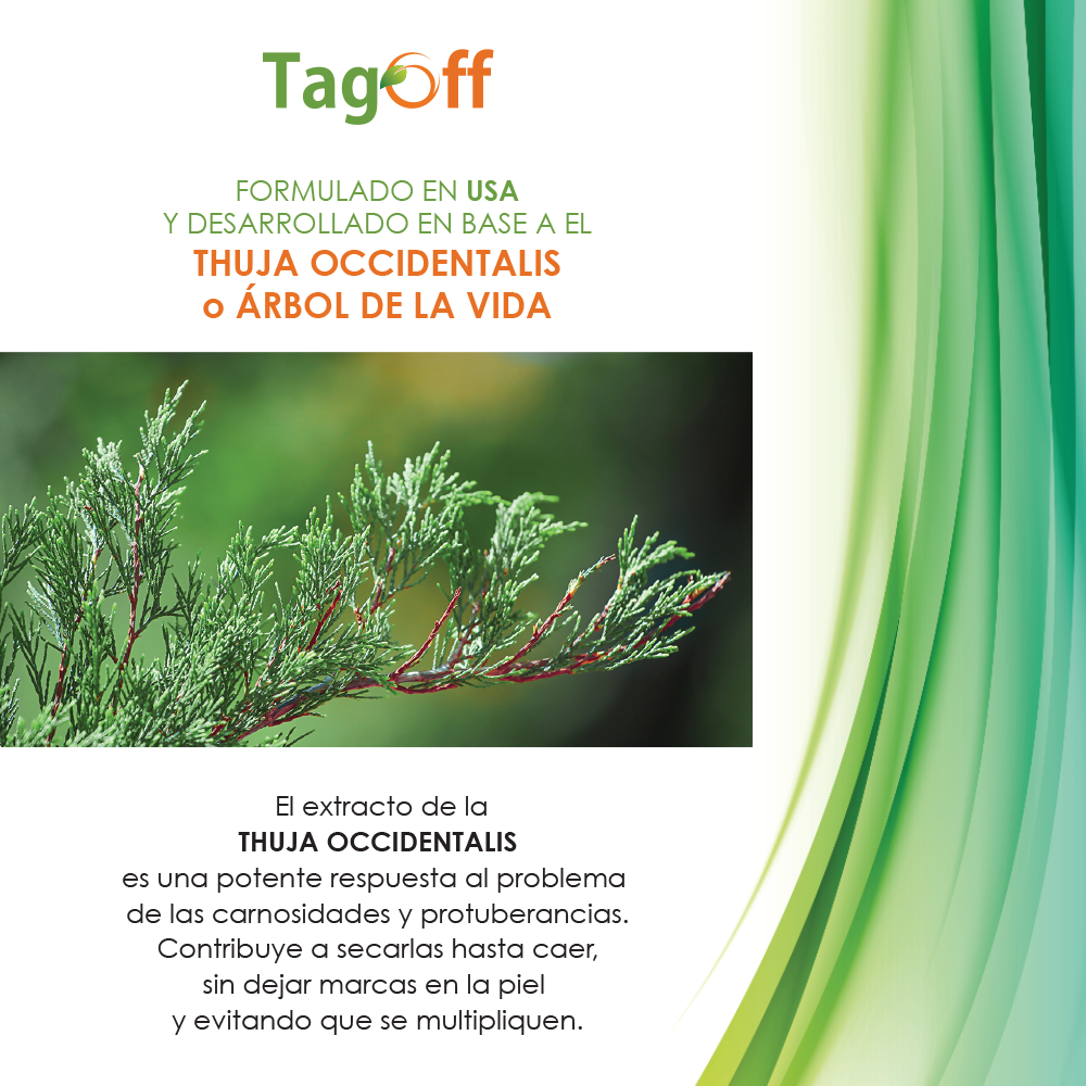 Tag Off Solución para Carnosidades