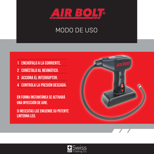 Air Bolt Compresor de Aire Portátil