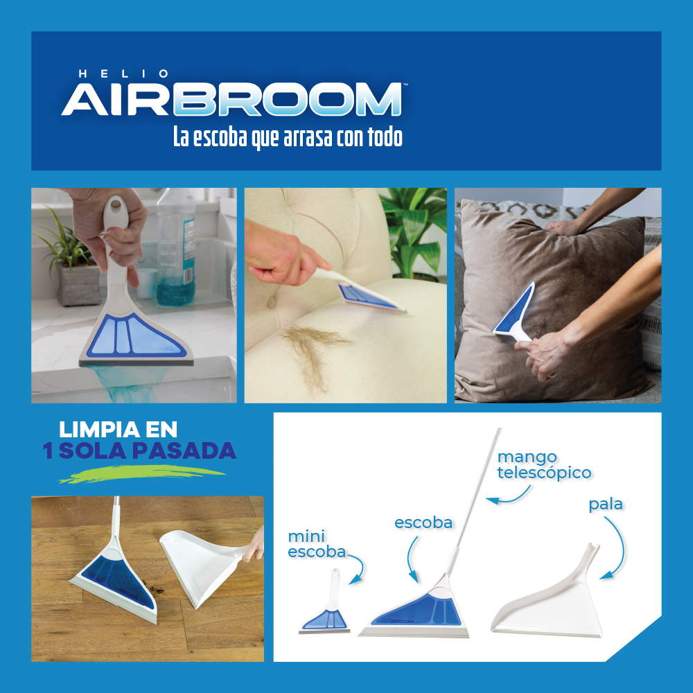 Helio AirBroom Set Limpieza Ultraliviano