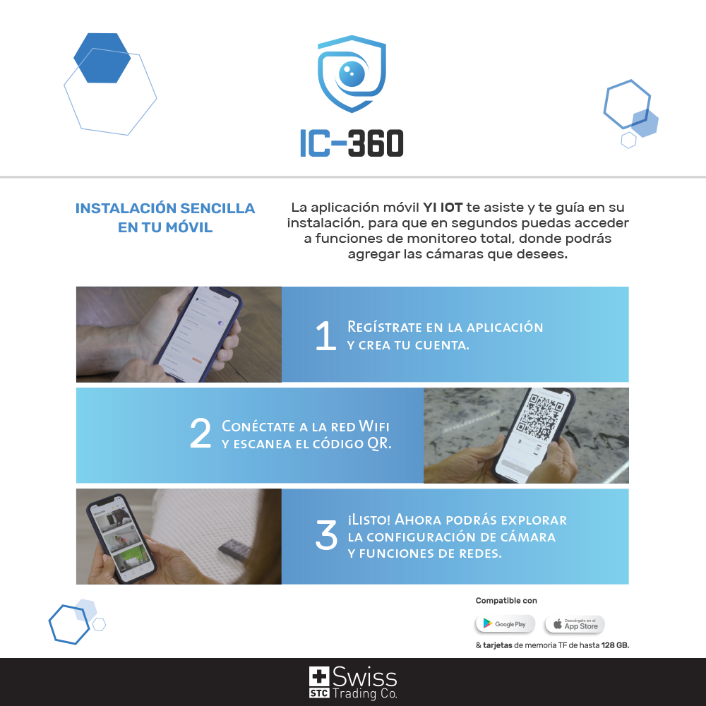 IC-360 Cámara Seguridad Inteligente 360°