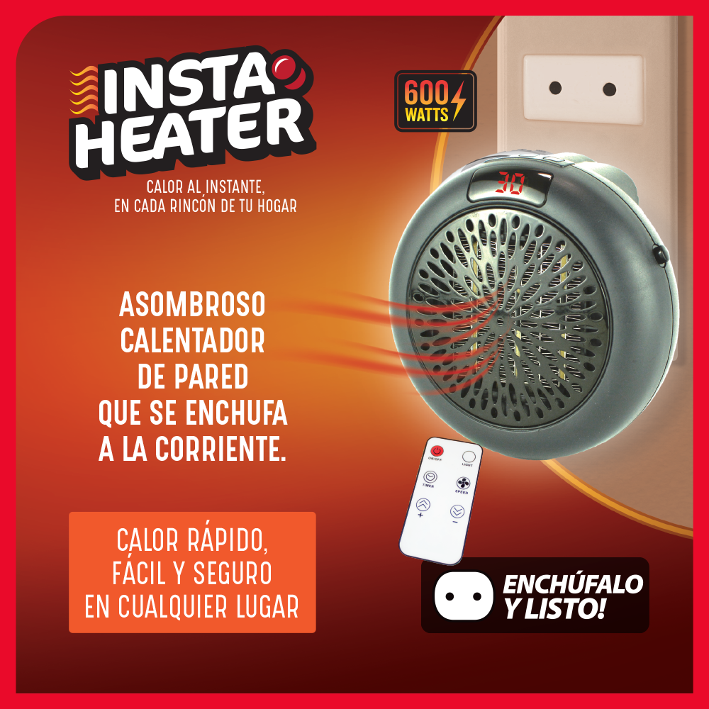 Insta Heater Calentador Portátil 600 W