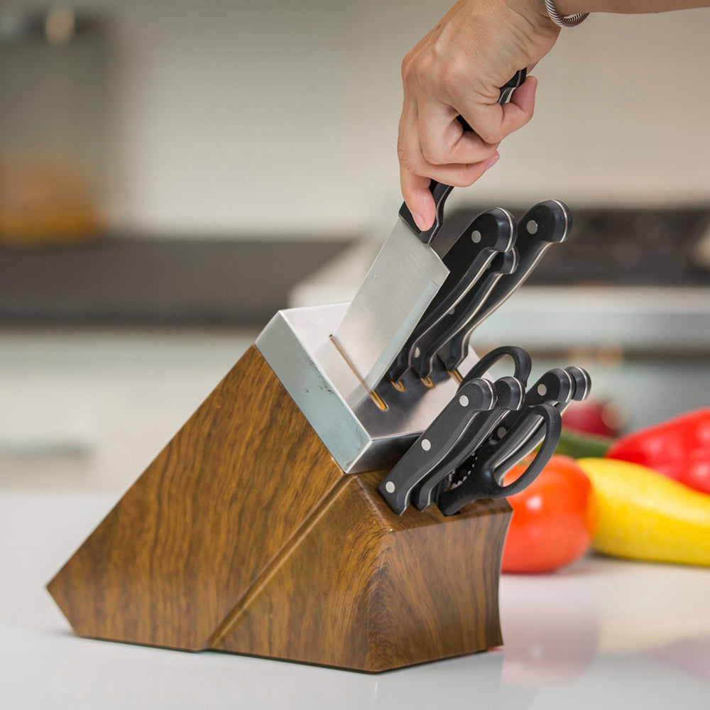 Chefs Edge 10pz Acero c/Bloque Afilador