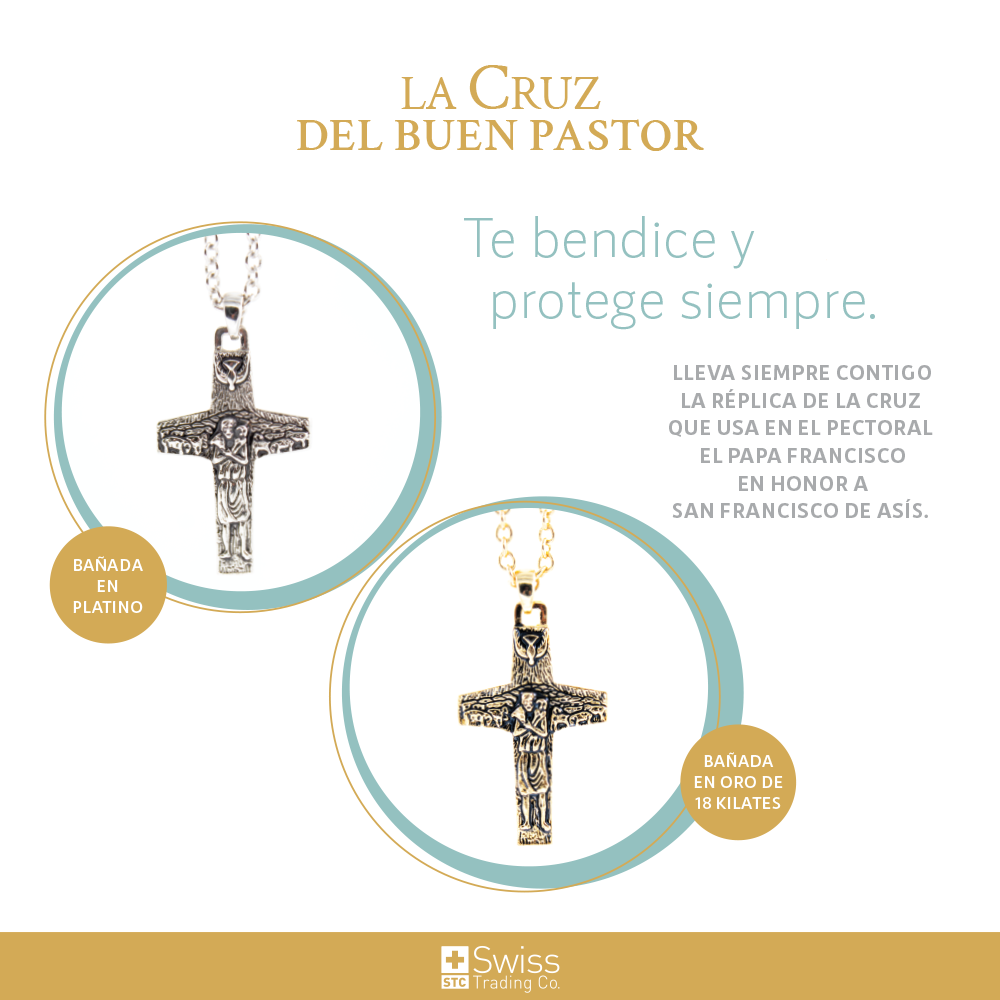 Cruz del Buen Pastor Oro