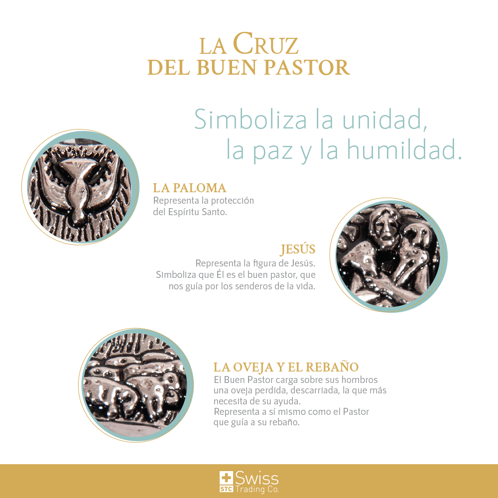 Cruz del Buen Pastor Oro