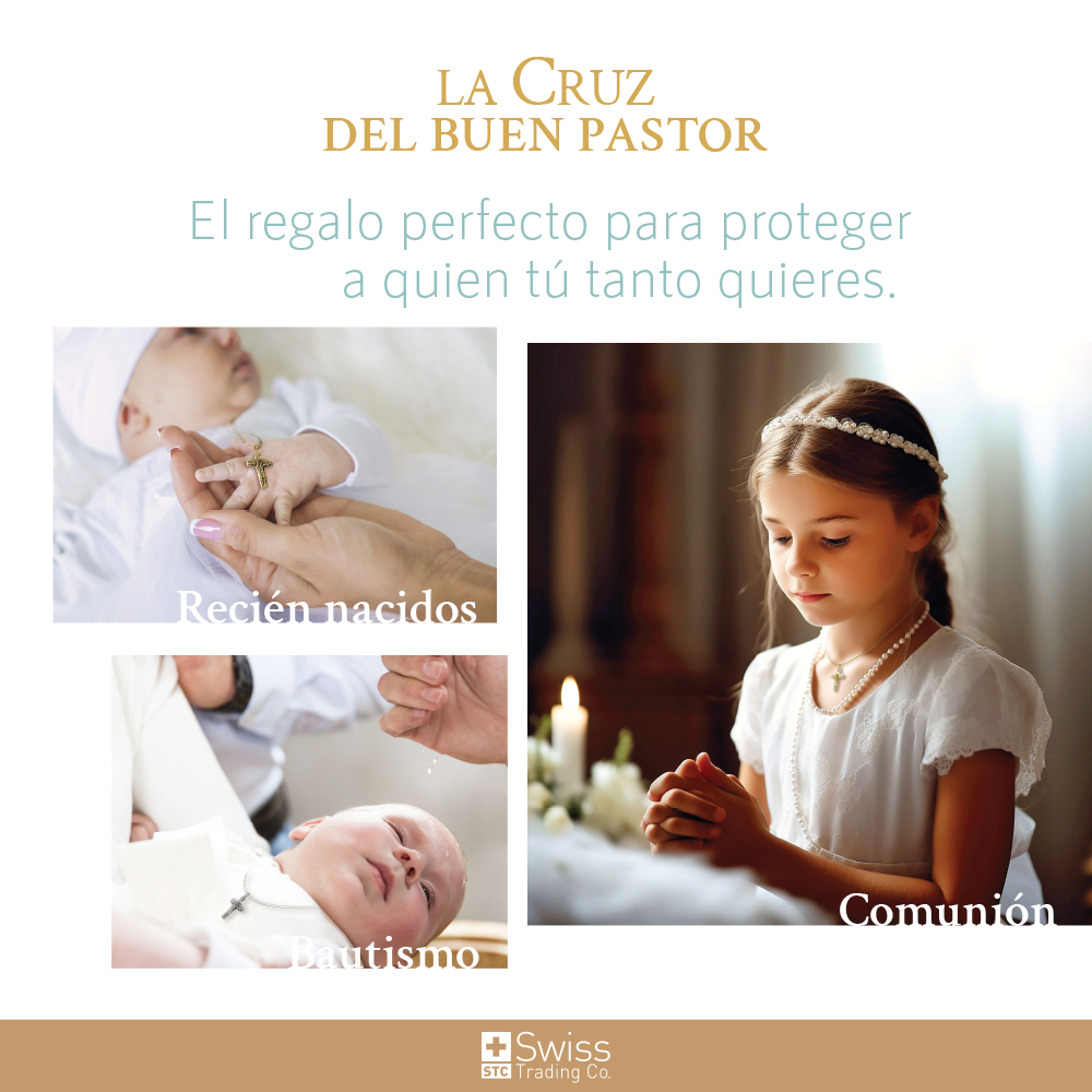 Cruz del Buen Pastor Oro