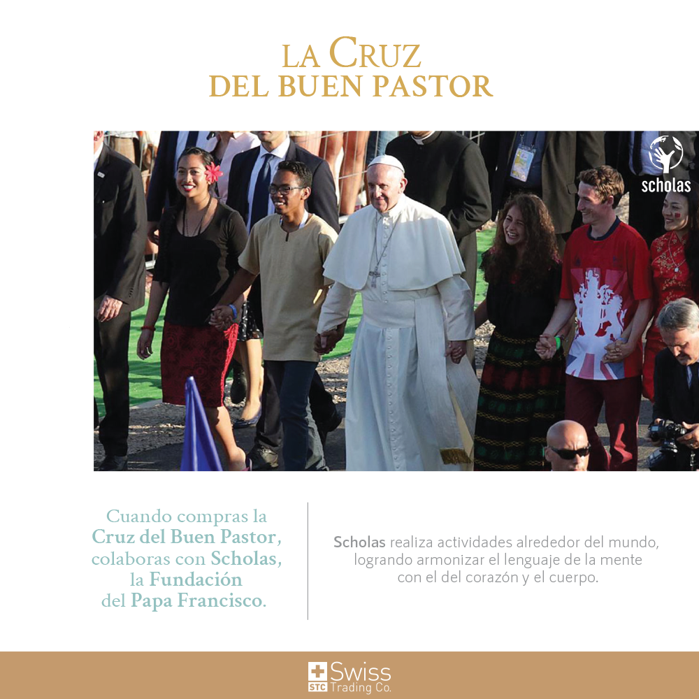 Cruz del Buen Pastor Oro