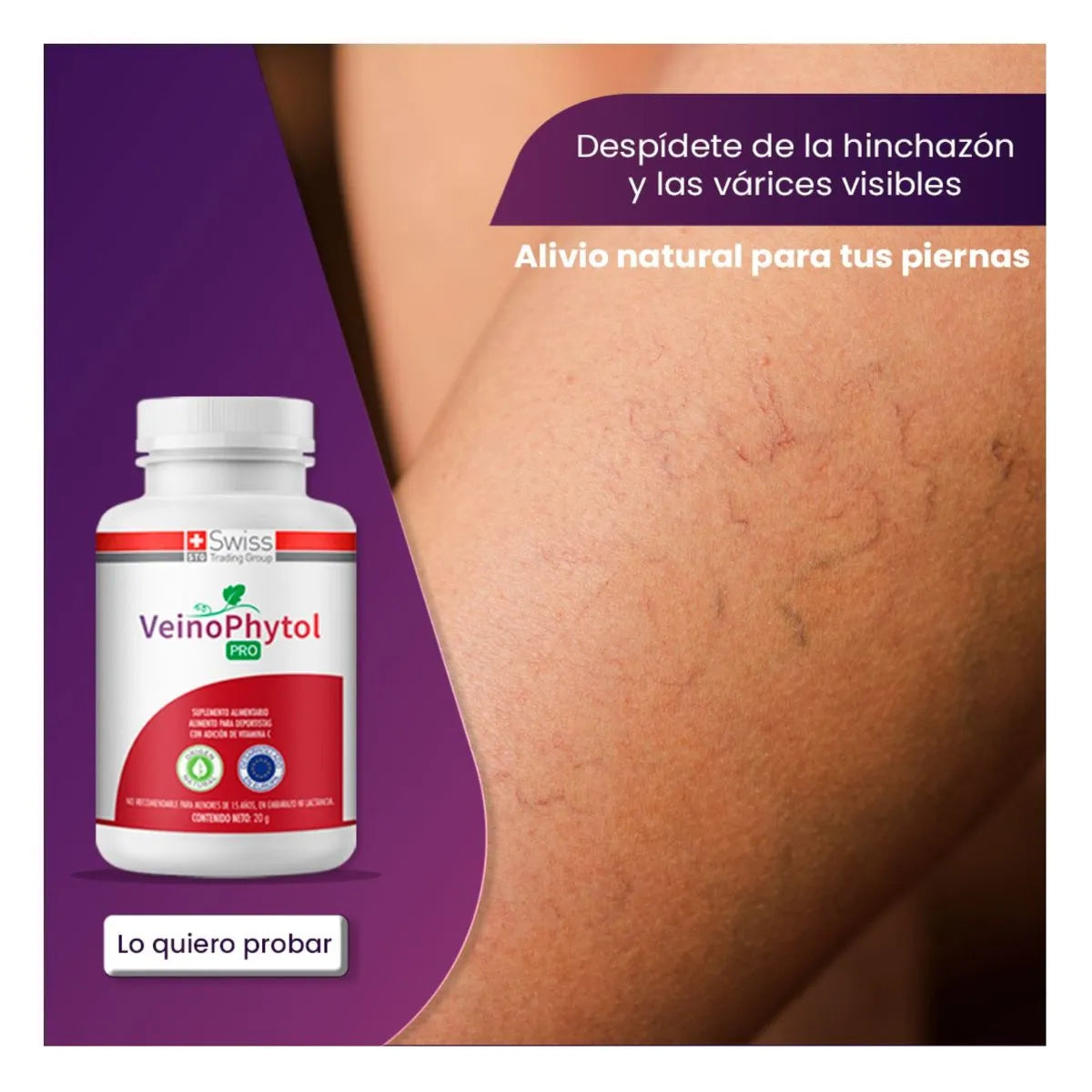 Veinophytol Pro Suplemento para Várices