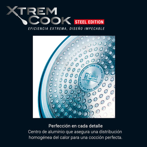 Batería de Cocina Xtrem Cook Steel 4 Pz