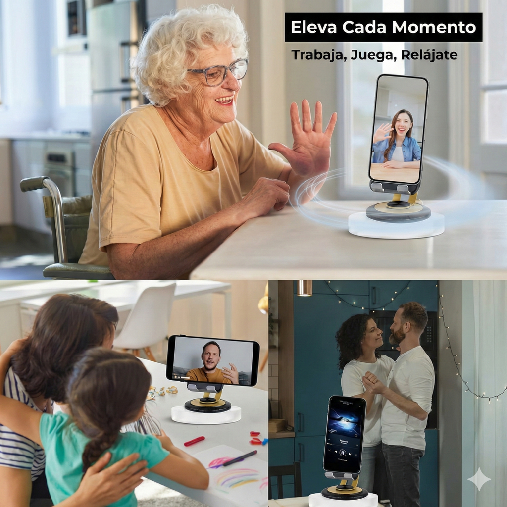Soporte Teléfono Cargador Inalámbrico