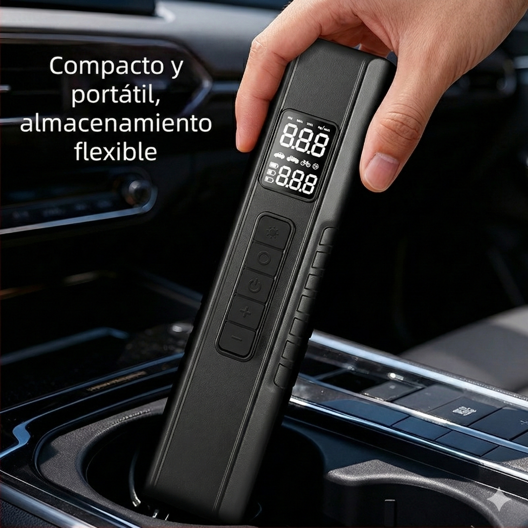 Compresor Aire Digital 12V Pantalla LED