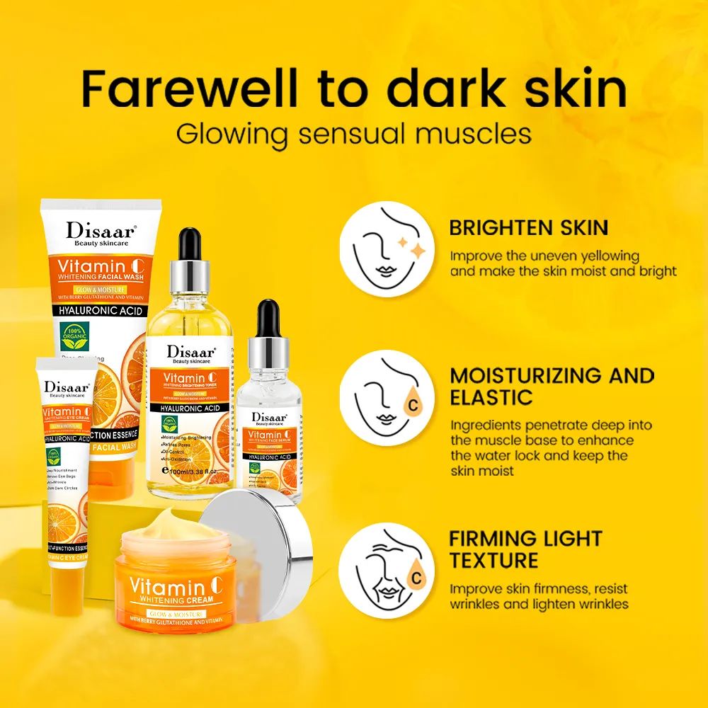 Set Facial Vitamina C Disaar 5 Piezas