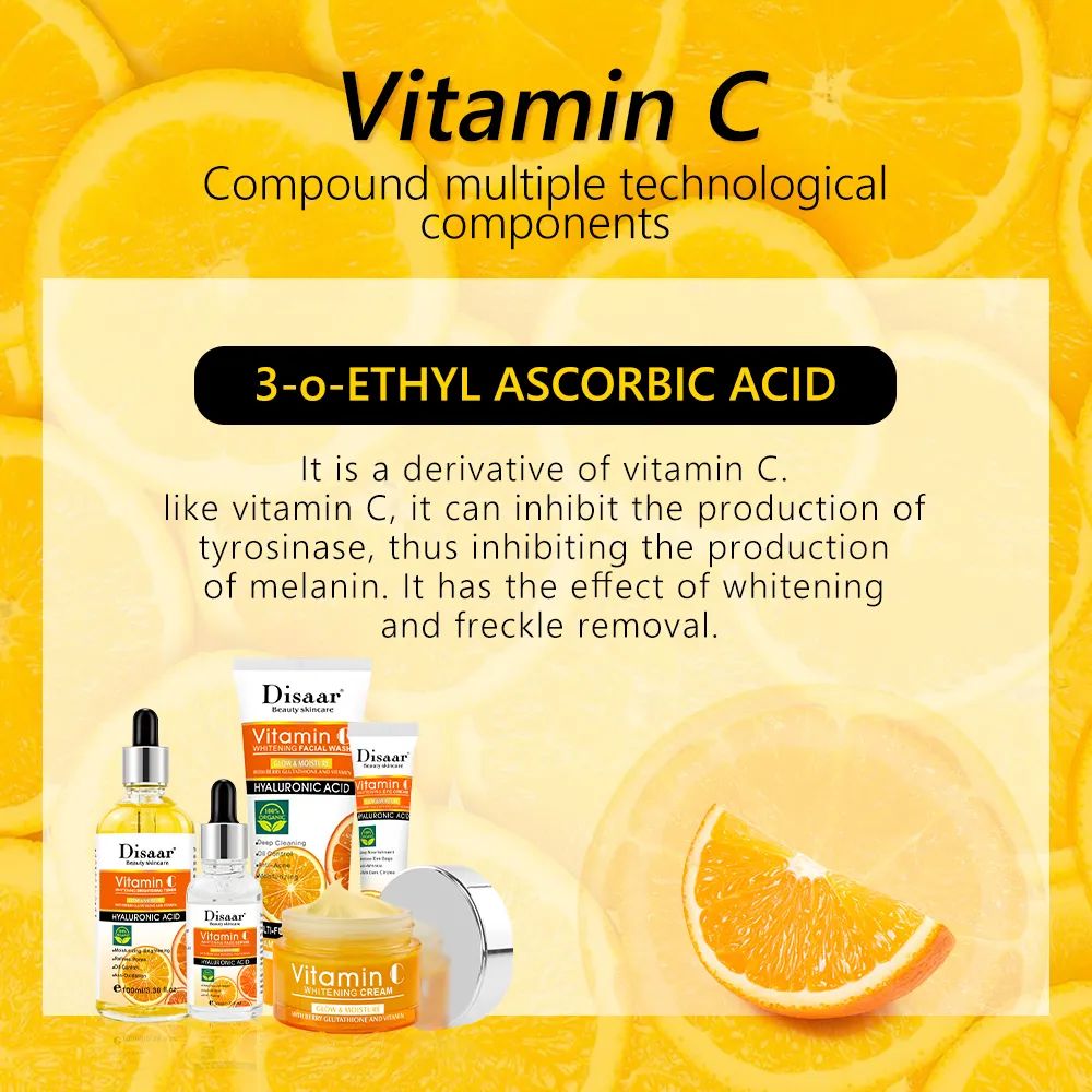 Set Facial Vitamina C Disaar 5 Piezas