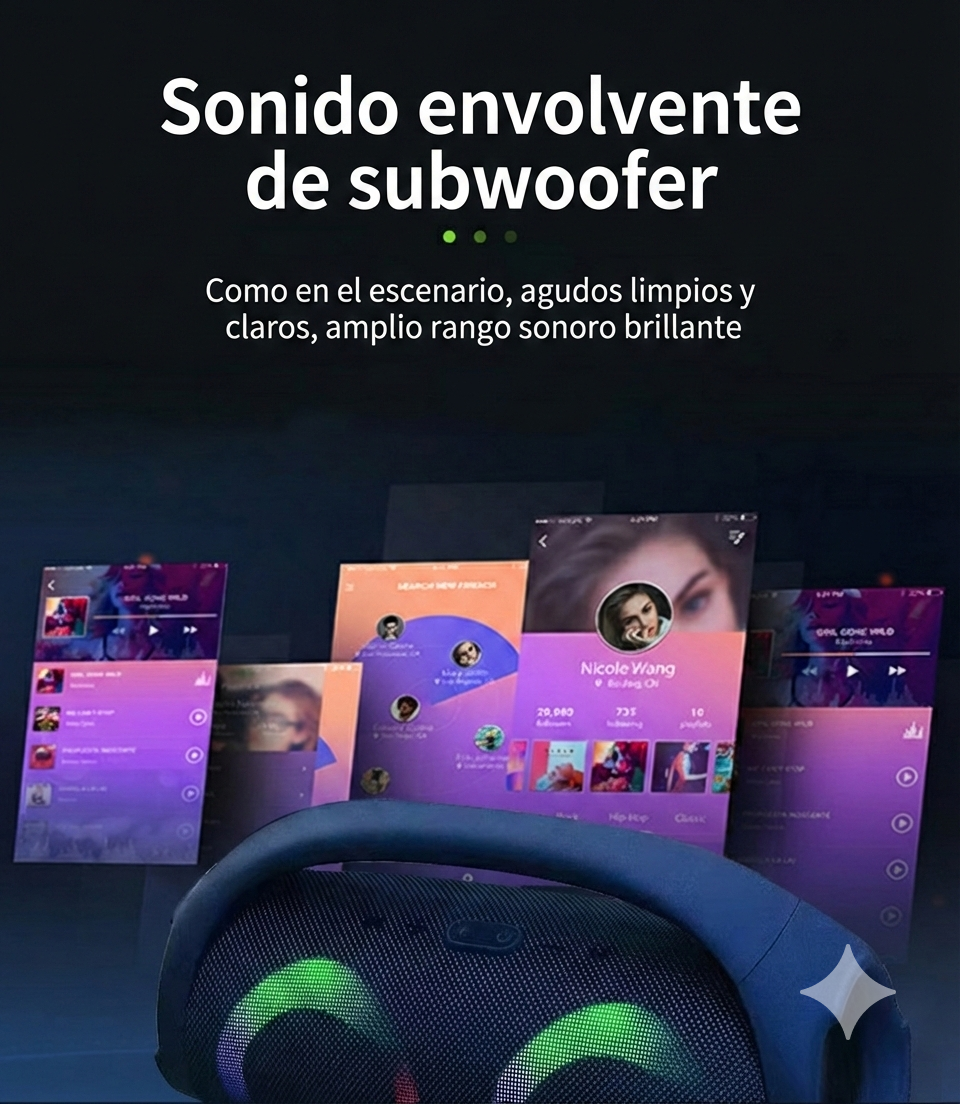 Altavoz Wireless Rgb Boombox 2 Portátil