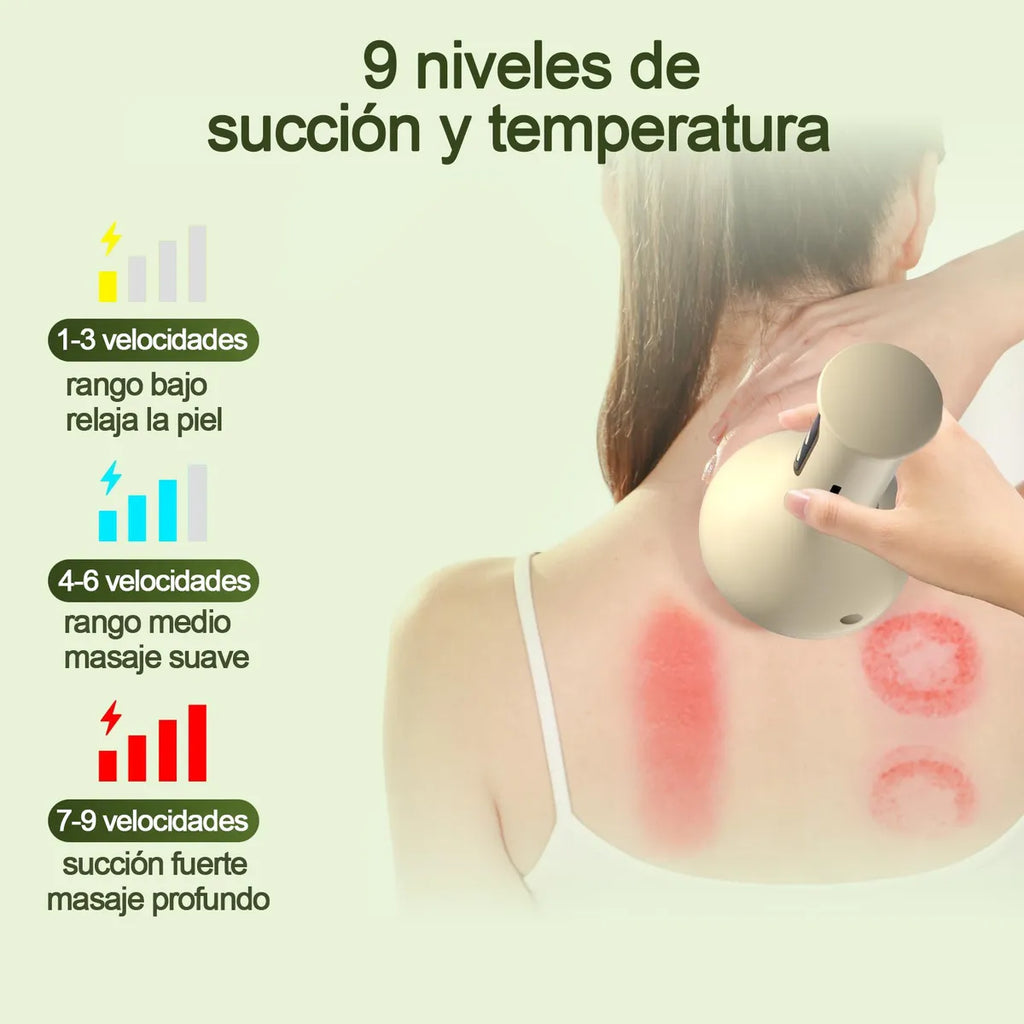 Masajeador Ventosa de 9 Niveles