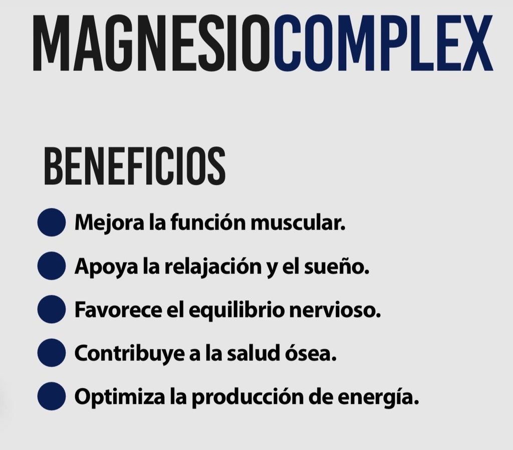 MAGNESIO COMPLEX 1000MG 60CAPS
