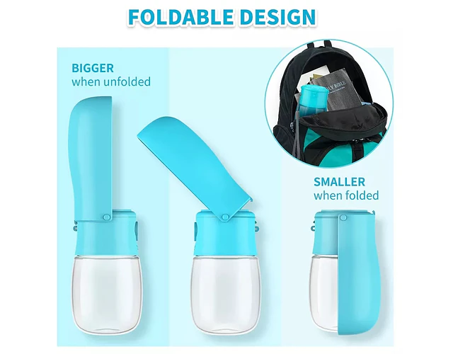BOTELLA DE AGUA PORTABLE PARA MASCOTA