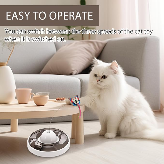 JUEGO INTERACTIVO MARIPOSA PARA GATOS