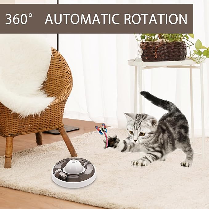 JUEGO INTERACTIVO MARIPOSA PARA GATOS