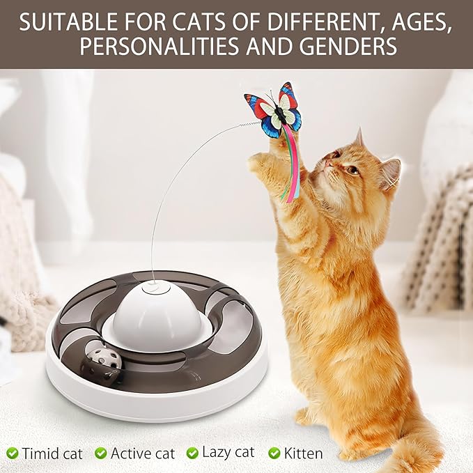 JUEGO INTERACTIVO MARIPOSA PARA GATOS