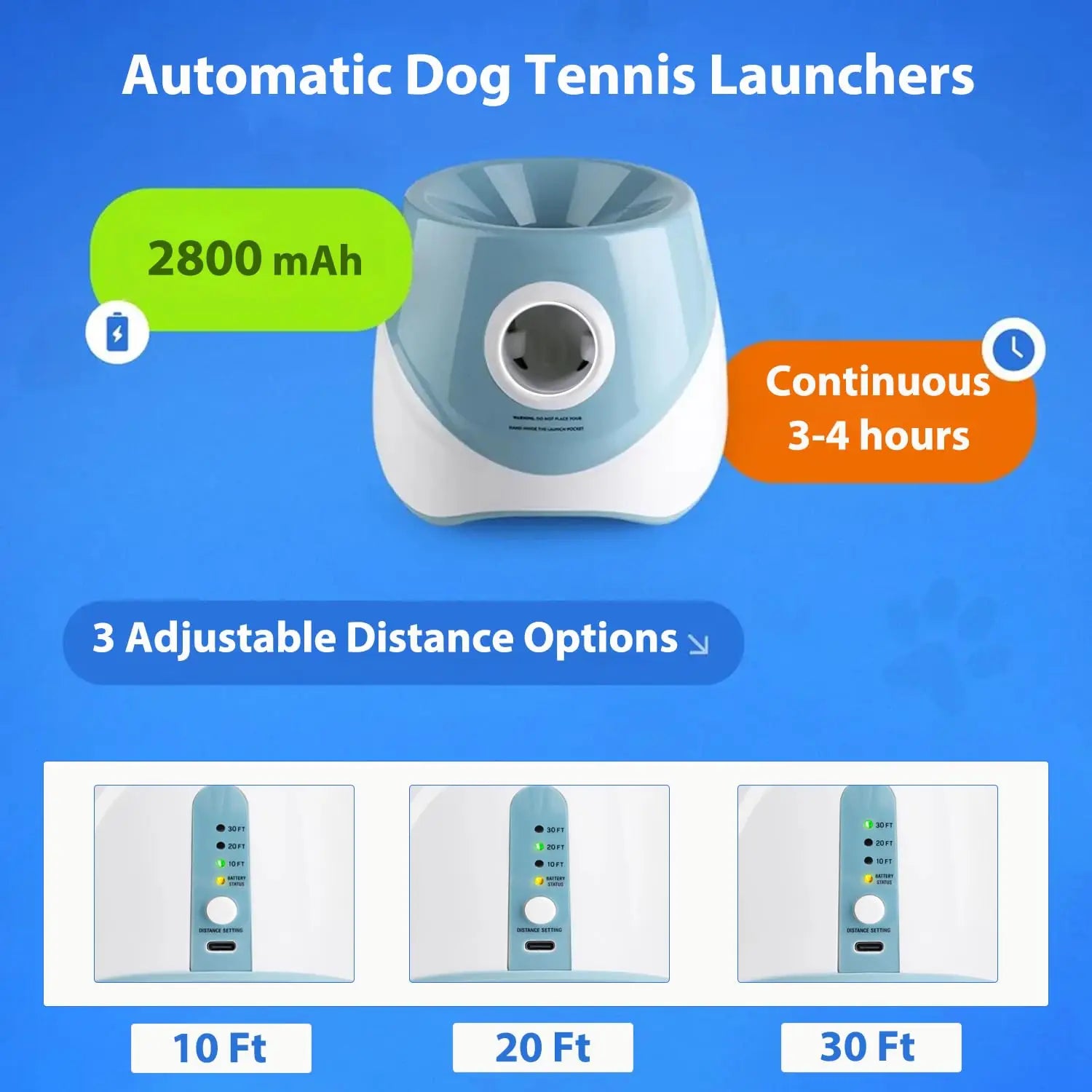 🎾🐶 TurboFetch Pro™ – Lanzador Automático de Pelotas para Perros