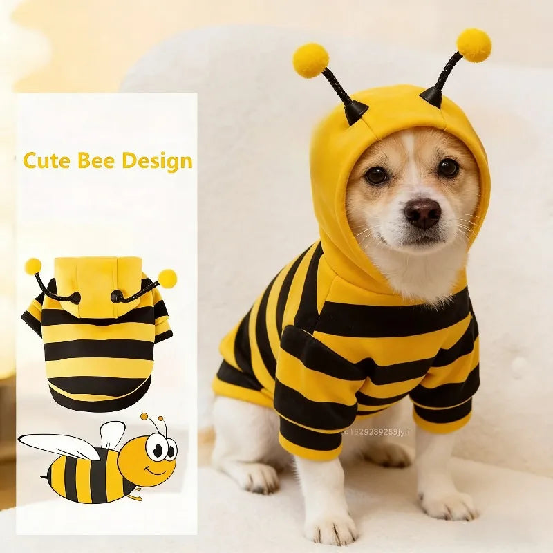 🐝✨ BeePaws Hoodie™ – Polerón Disfraz de Abejita para Mascotas 🐶🐱
