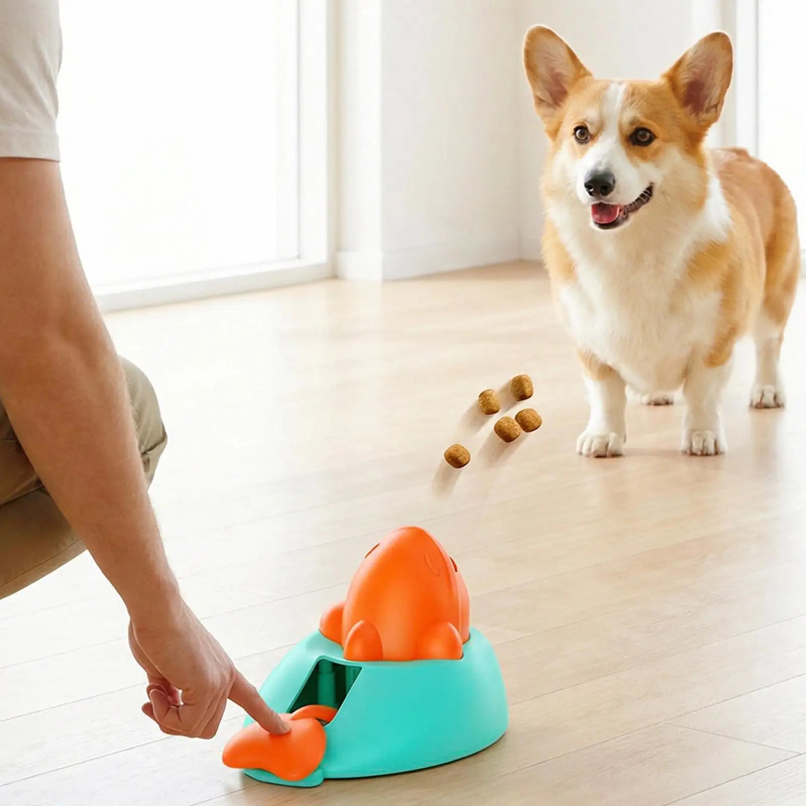 🐶✨ SnackFlow Trainer™ – Juguete Interactivo Dispensador de Premios para Mascotas