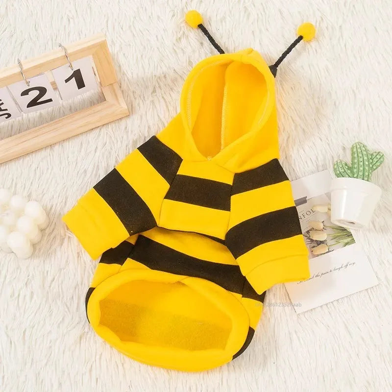 🐝✨ BeePaws Hoodie™ – Polerón Disfraz de Abejita para Mascotas 🐶🐱