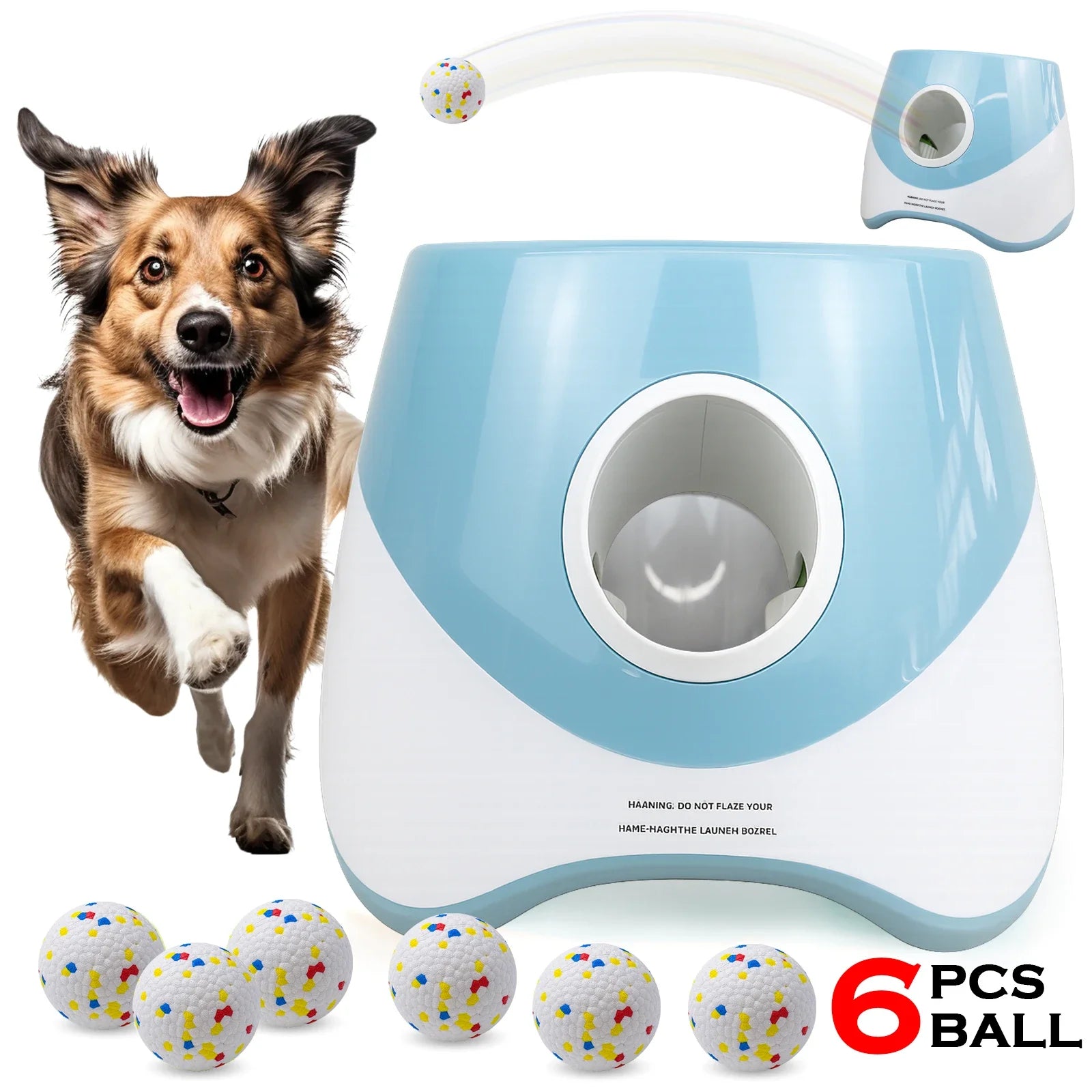 🎾🐶 TurboFetch Pro™ – Lanzador Automático de Pelotas para Perros