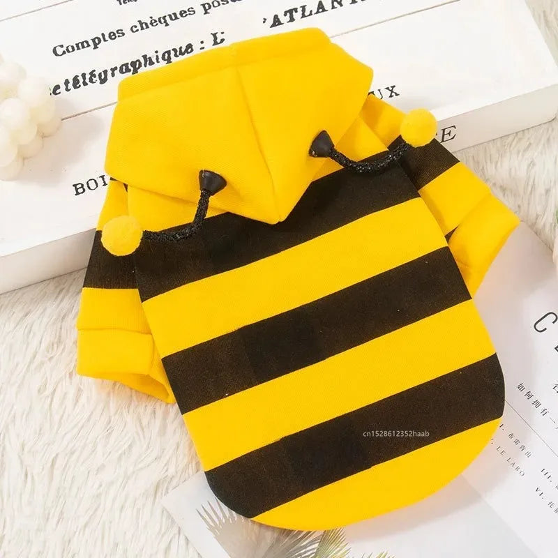 🐝✨ BeePaws Hoodie™ – Polerón Disfraz de Abejita para Mascotas 🐶🐱