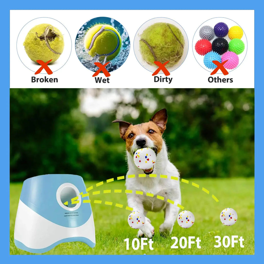 🎾🐶 TurboFetch Pro™ – Lanzador Automático de Pelotas para Perros