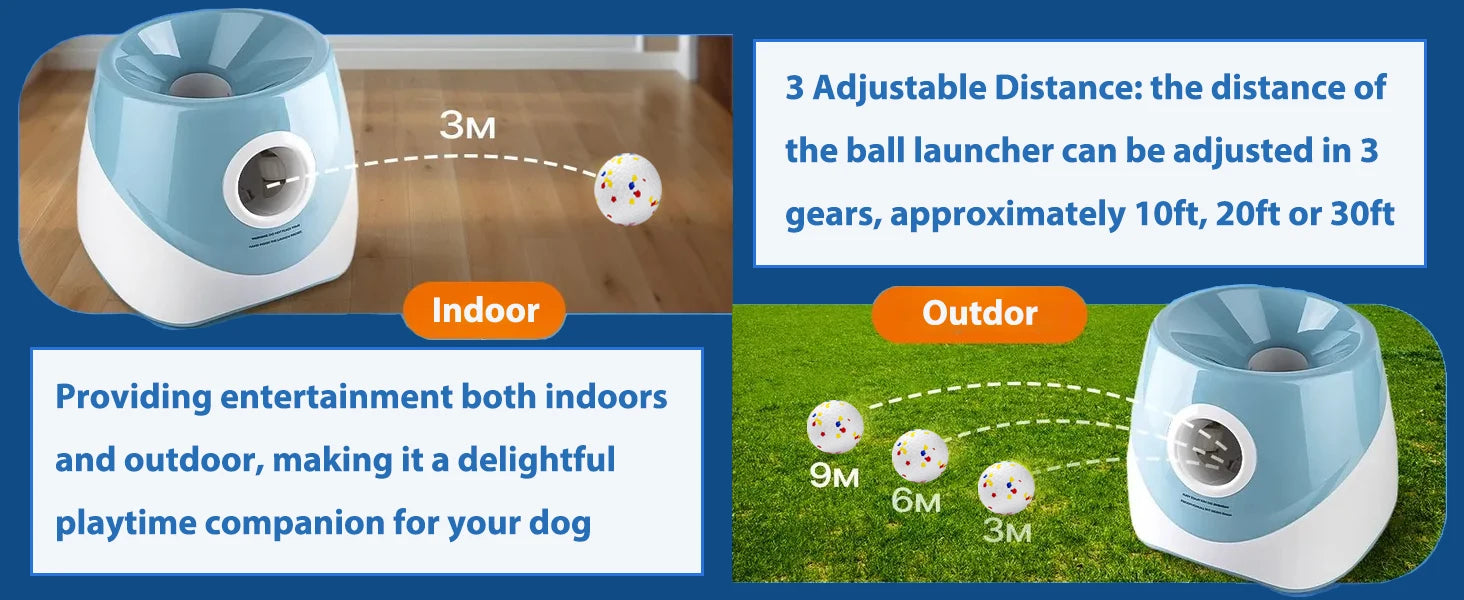 🎾🐶 TurboFetch Pro™ – Lanzador Automático de Pelotas para Perros