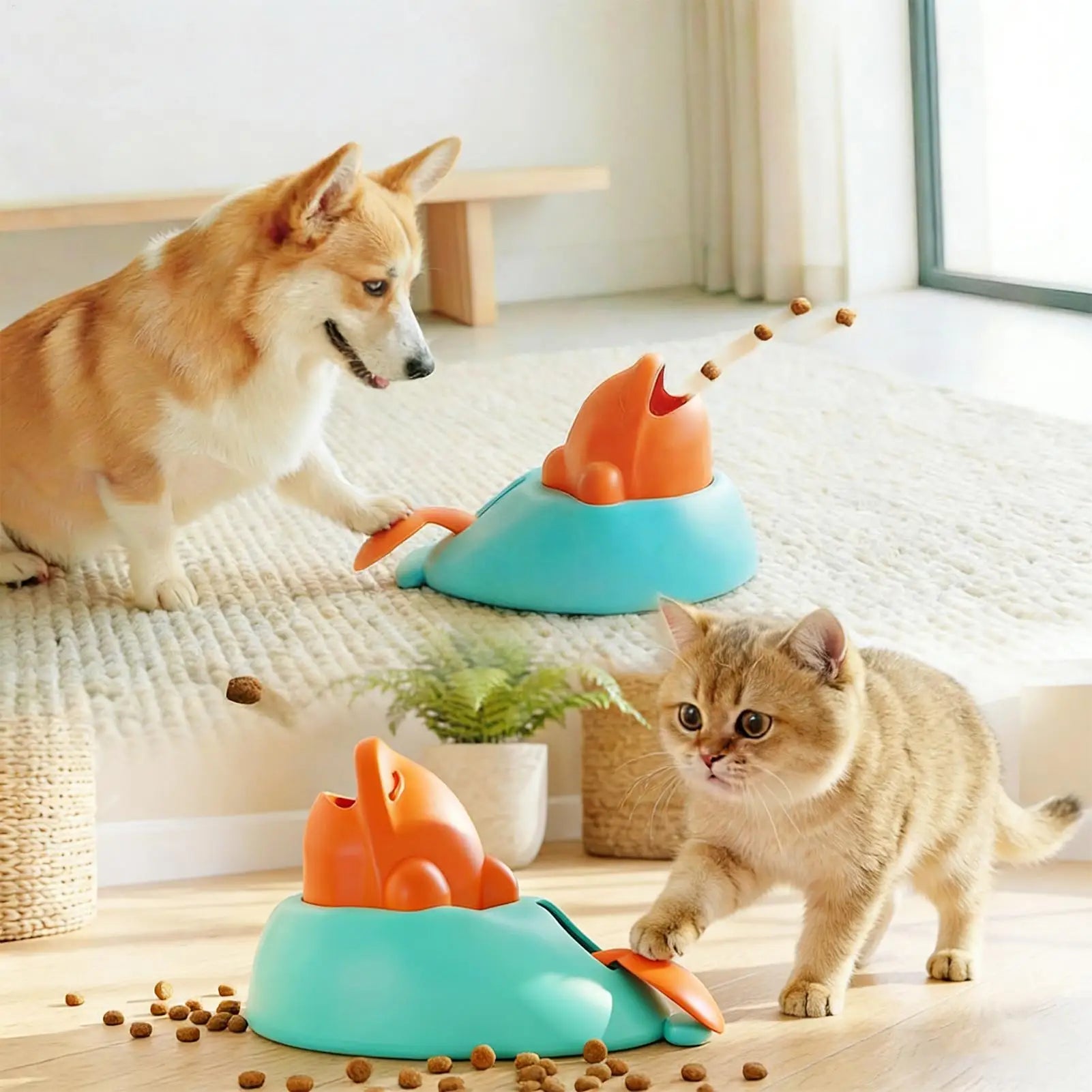 🐶✨ SnackFlow Trainer™ – Juguete Interactivo Dispensador de Premios para Mascotas