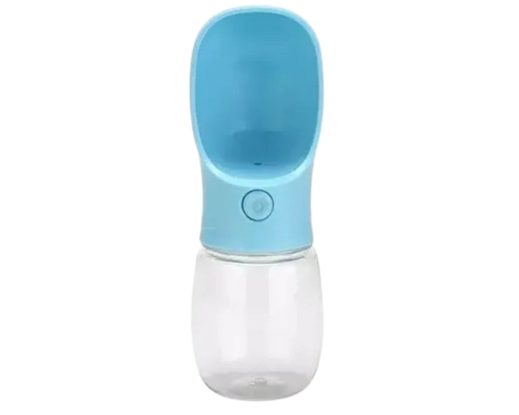 BEBEDERO PORTATIL PARA MASCOTA CON BOTON