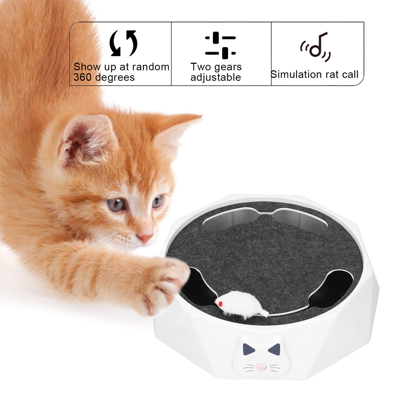 TOCADISCOS PARA GATO ELECTRICO
