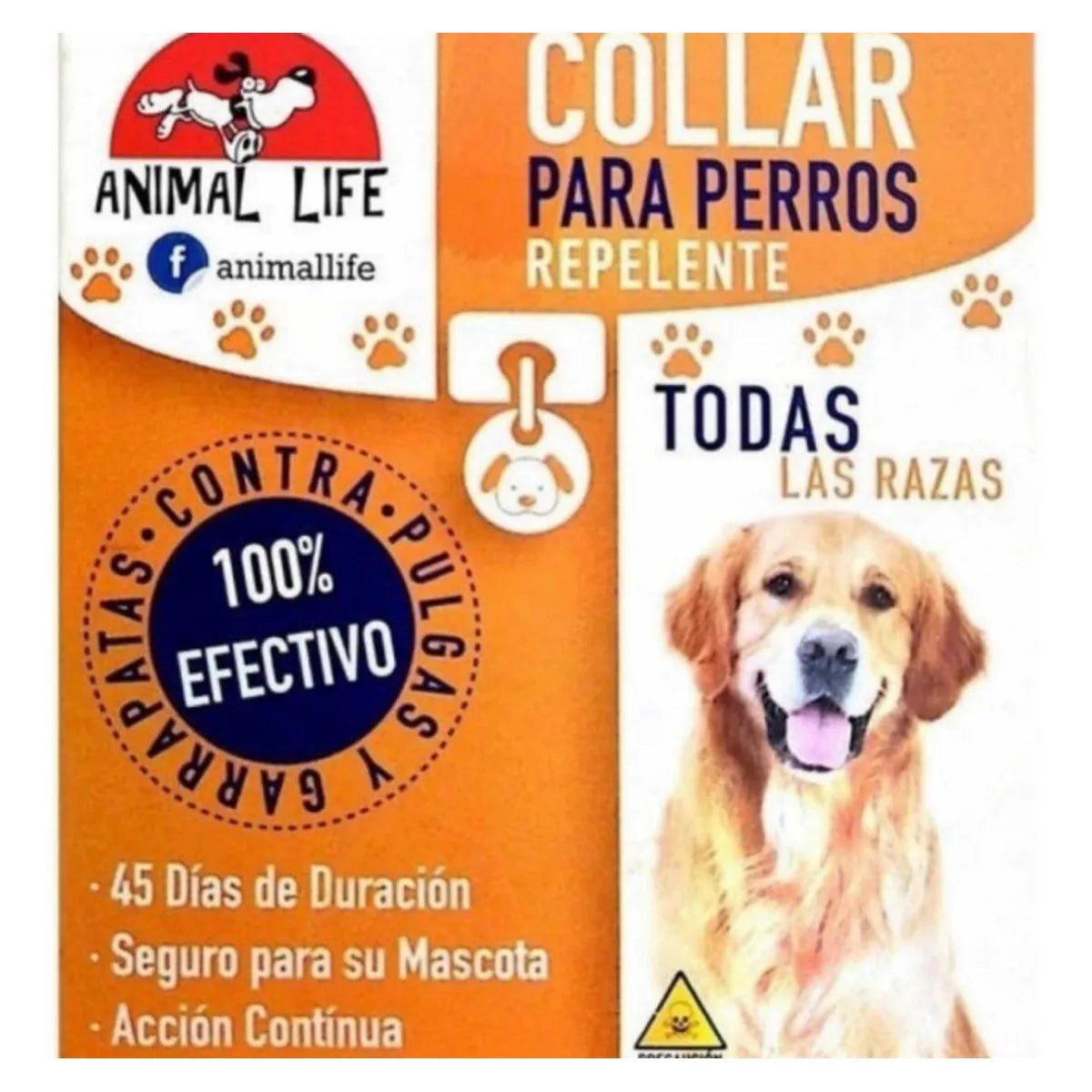 COLLAR ANTI PULGAS PARA PERROS Y GATOS